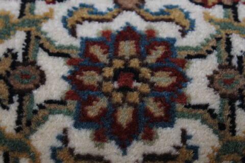 Herati Beige Runner Hand Knotted 27 X 711  Area Rug 250-23392 Image 2