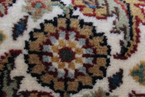 Herati Beige Runner Hand Knotted 27 X 711  Area Rug 250-23392 Image 3