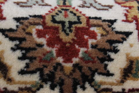 Herati Beige Runner Hand Knotted 27 X 711  Area Rug 250-23392 Image 4