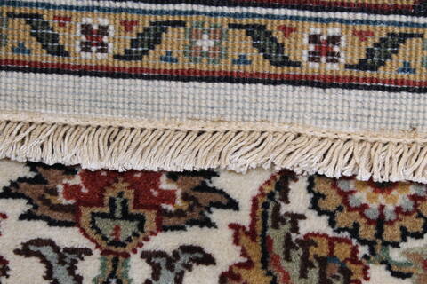Herati Beige Runner Hand Knotted 27 X 711  Area Rug 250-23392 Image 7