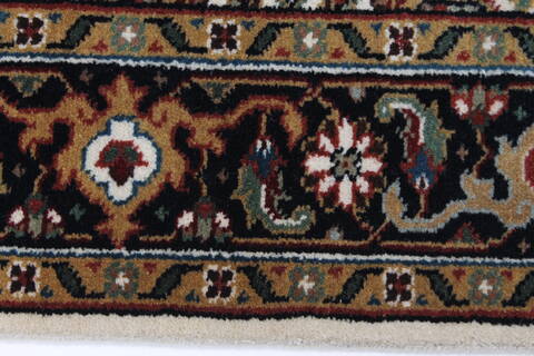 Herati Beige Runner Hand Knotted 27 X 711  Area Rug 250-23392 Image 9