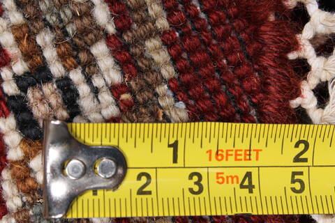 Kashmar Red Round Hand Knotted 411 X 411  Area Rug 250-23430 Image 2