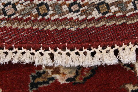 Kashmar Red Round Hand Knotted 411 X 411  Area Rug 250-23430 Image 3