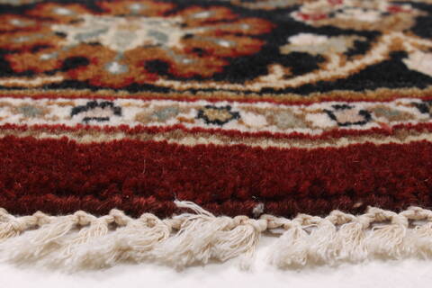 Kashmar Red Round Hand Knotted 411 X 411  Area Rug 250-23430 Image 7