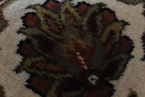 Tabriz Red Round Hand Knotted 411 X 411  Area Rug 250-23451 Image 9