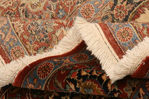 Tabriz Beige Hand Knotted 67 X 100  Area Rug 100-23475 Image 5