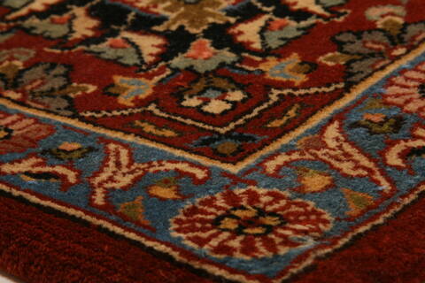 Tabriz Beige Hand Knotted 67 X 100  Area Rug 100-23475 Image 9