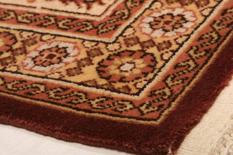 Tabriz Brown Hand Knotted 66 X 96  Area Rug 100-23477 Image 1