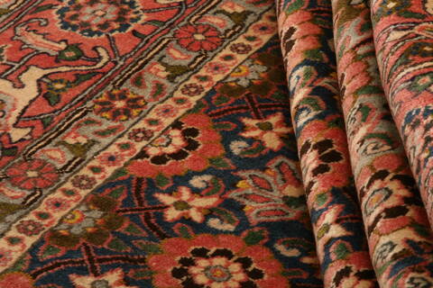 Varamin Brown Hand Knotted 66 X 100  Area Rug 100-23478 Image 3