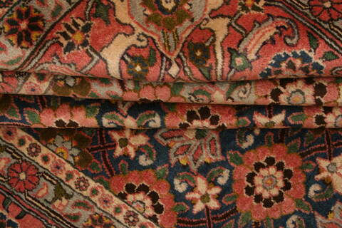 Varamin Brown Hand Knotted 66 X 100  Area Rug 100-23478 Image 4