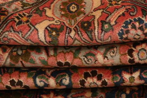 Varamin Brown Hand Knotted 66 X 100  Area Rug 100-23478 Image 6