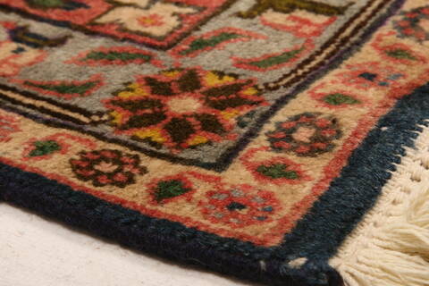 Varamin Brown Hand Knotted 66 X 100  Area Rug 100-23478 Image 9
