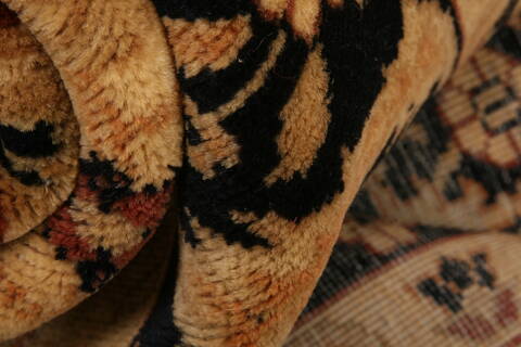 Tabriz Brown Hand Knotted 69 X 810  Area Rug 100-23482 Image 1