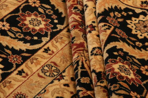 Tabriz Brown Hand Knotted 69 X 810  Area Rug 100-23482 Image 3