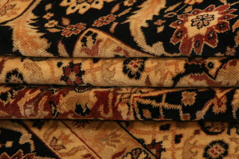 Tabriz Brown Hand Knotted 69 X 810  Area Rug 100-23482 Image 6