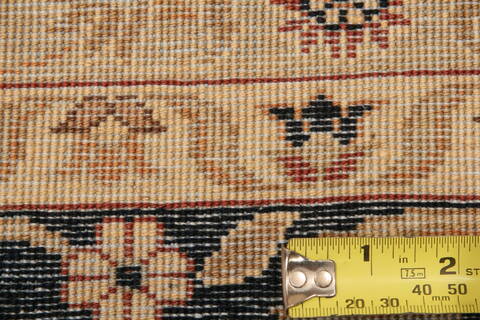 Tabriz Brown Hand Knotted 69 X 810  Area Rug 100-23482 Image 7