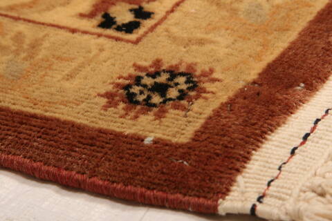 Tabriz Brown Hand Knotted 69 X 810  Area Rug 100-23482 Image 9