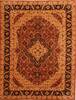 Tabriz Brown Hand Knotted 69 X 810  Area Rug 100-23482 Thumb 0
