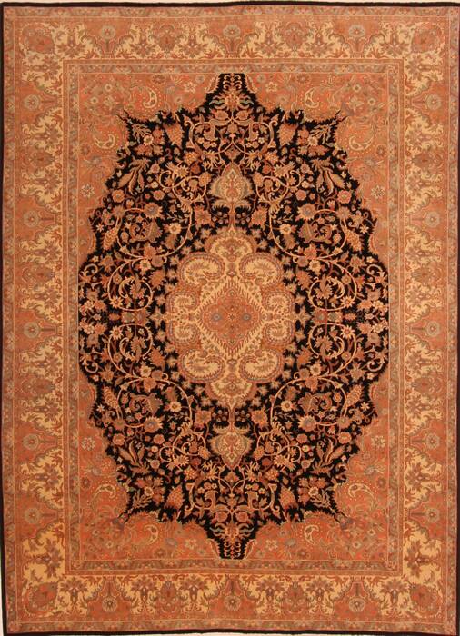 Tabriz Red Hand Knotted 67 X 91  Area Rug 100-23486 Image 0