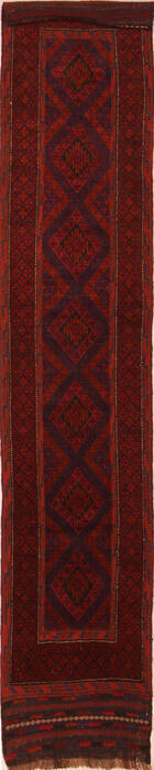 Baluch Red Runner Hand Knotted 24 X 94  Area Rug 100-23498 Image 0