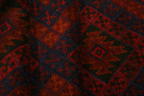 Baluch Red Runner Hand Knotted 22 X 86  Area Rug 100-23499 Image 4