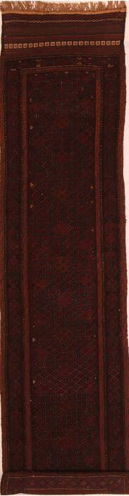 Baluch Red Runner Hand Knotted 21 X 92  Area Rug 100-23500 Image 0