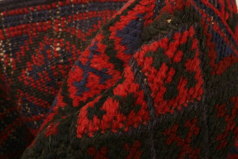 Baluch Red Runner Hand Knotted 22 X 94  Area Rug 100-23501 Image 1