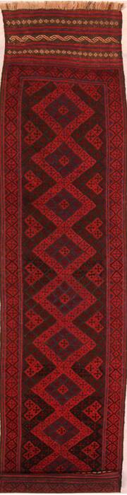 Baluch Red Runner Hand Knotted 22 X 94  Area Rug 100-23501 Image 0