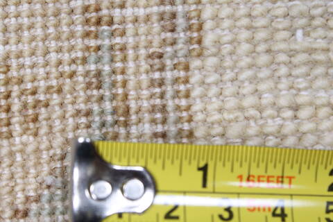 Chobi Beige Round Hand Knotted 61 X 62  Area Rug 250-23503 Image 1