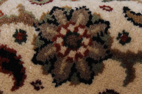 Herati Black Round Hand Knotted 510 X 510  Area Rug 250-23508 Image 10