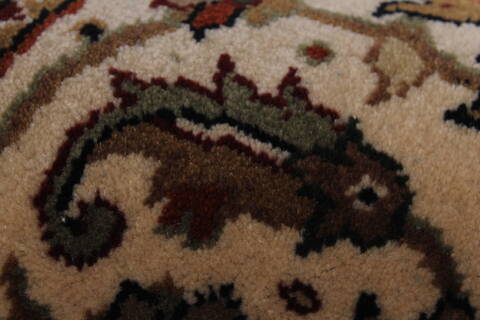 Herati Black Round Hand Knotted 510 X 510  Area Rug 250-23508 Image 9