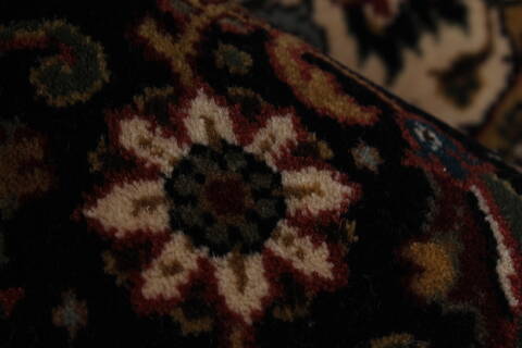 Herati Beige Round Hand Knotted 511 X 511  Area Rug 250-23542 Image 6