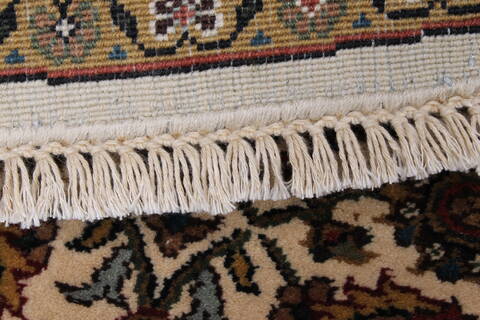 Herati Beige Round Hand Knotted 511 X 511  Area Rug 250-23542 Image 9