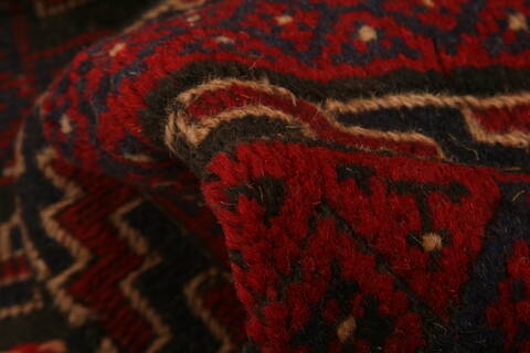 Baluch Red Runner Hand Knotted 21 X 91  Area Rug 100-23543 Image 1