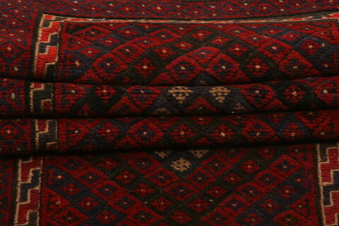 Baluch Red Runner Hand Knotted 21 X 91  Area Rug 100-23543 Image 6