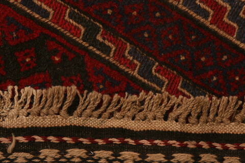 Baluch Red Runner Hand Knotted 21 X 91  Area Rug 100-23543 Image 8