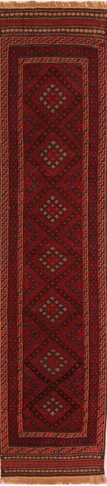 Baluch Red Runner Hand Knotted 21 X 91  Area Rug 100-23543 Image 0
