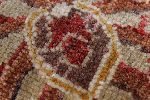 Chobi Blue Round Hand Knotted 64 X 64  Area Rug 250-23547 Image 7