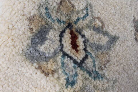 Chobi Grey Round Hand Knotted 510 X 511  Area Rug 250-23552 Image 6