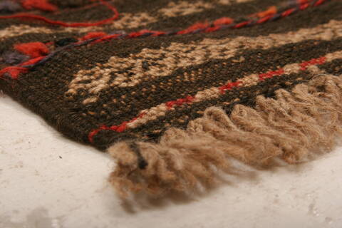 Baluch Red Runner Hand Knotted 22 X 90  Area Rug 100-23557 Image 8