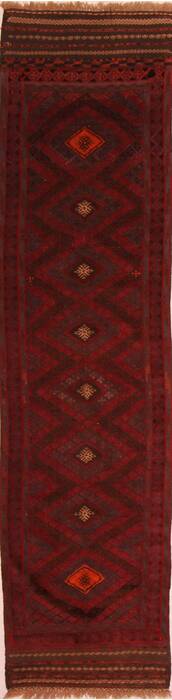 Baluch Red Runner Hand Knotted 22 X 90  Area Rug 100-23557 Image 0