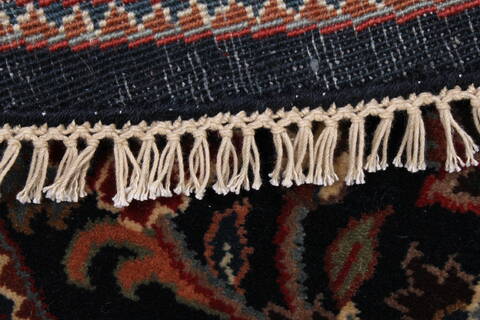 Kashmar Blue Round Hand Knotted 510 X 510  Area Rug 250-23567 Image 1