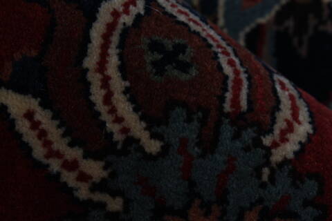 Kashmar Blue Round Hand Knotted 510 X 510  Area Rug 250-23567 Image 8