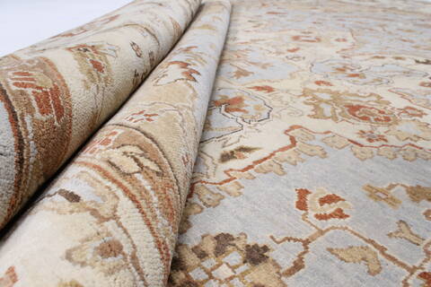 Serapi Blue Hand Knotted 80 X 911  Area Rug 250-23573 Image 10