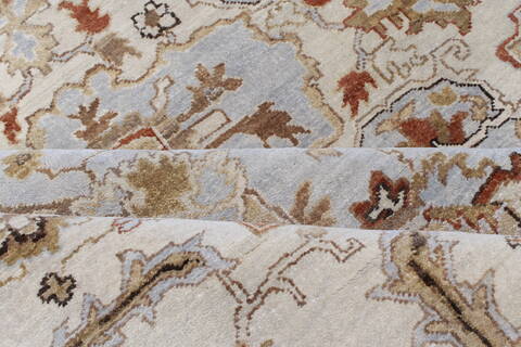 Serapi Blue Hand Knotted 80 X 911  Area Rug 250-23573 Image 12