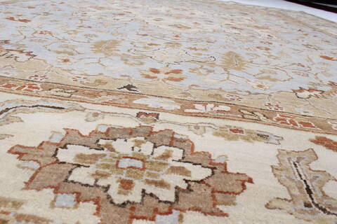 Serapi Blue Hand Knotted 80 X 911  Area Rug 250-23573 Image 2
