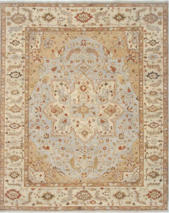 Serapi Blue Hand Knotted 80 X 911  Area Rug 250-23573 Image 0
