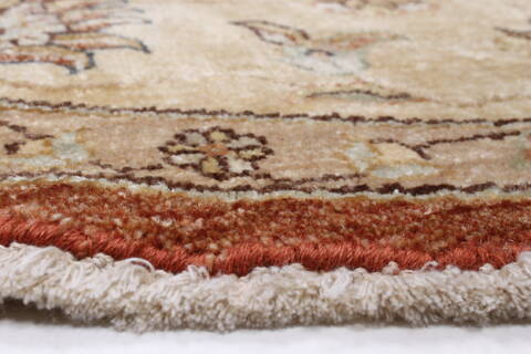 Ghazni Brown Round Hand Knotted 61 X 61  Area Rug 250-23596 Image 7