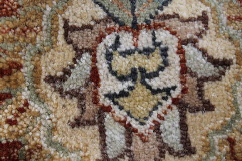 Ghazni Brown Round Hand Knotted 61 X 61  Area Rug 250-23596 Image 8