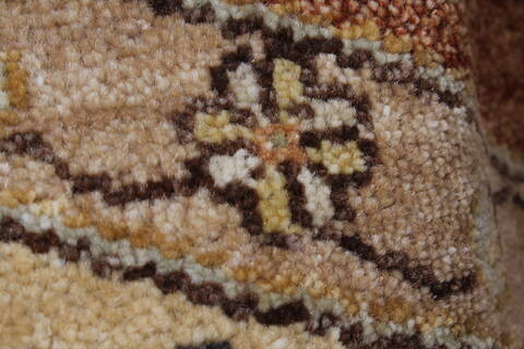 Ghazni Brown Round Hand Knotted 61 X 61  Area Rug 250-23596 Image 9